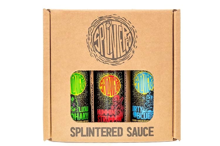 The Splintered Sauce Hot Sauce Trio - Carolina Reaper Variety Pack with Luscious Fruit Pairings- Blueberry - Strawberry - Pineapple - Perfect for Dipping, Dressing, and Spicing Up Your Meals! - Image 1