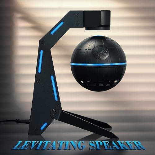 AKMTRD Magnetic Levitation Bluetooth Speaker,Playing Music and Floating in The air,with 5W Louder Sound,Bluetooth 5.1,Cool Tech Gadgets for Men,Unique Gifts for Home Office Decor thumbnail 2