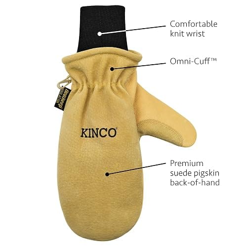 Kinco - Premium Leather Work and Ski Mitt with Nikwax Waterproof Wax, (901T) thumbnail 2