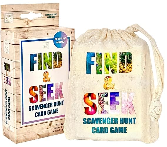 Hapinest Find and Seek Scavenger Hunt Card Game - Image 1