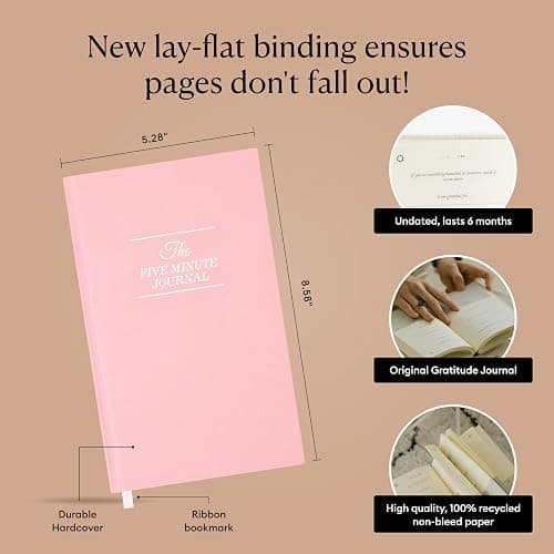 Intelligent Change: The Five Minute Journal - Daily Gratitude Journal for Happiness, Mindfulness, and Reflection - Undated Life Planner thumbnail 2