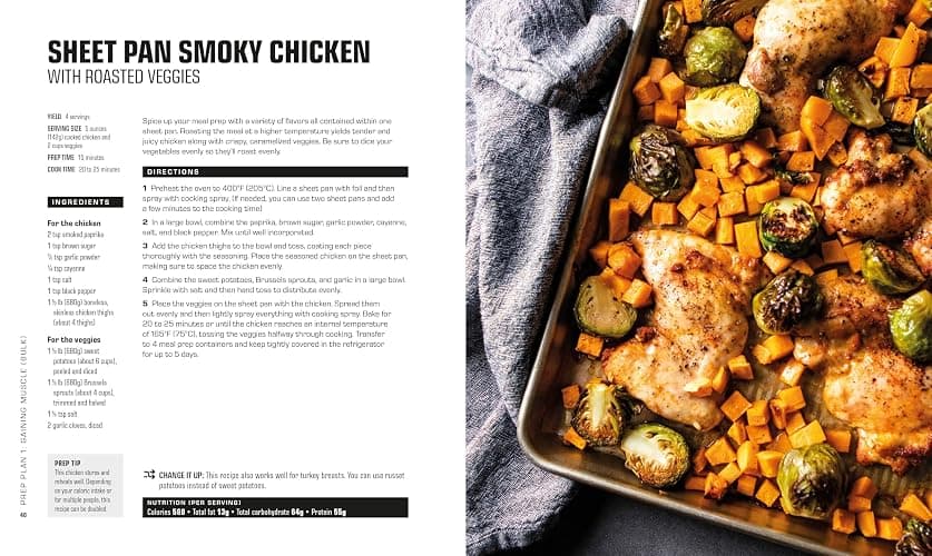 The Bodybuilder's Meal Prep Cookbook: 64 Make-Ahead Recipes and 8 Macro-Friendly Meal Plans (The Bodybuilder's Kitchen) thumbnail 3