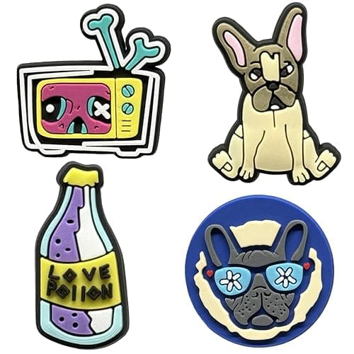 36PCS Pink Cute Preppy Hippie Y2K Croc Charms for Girls Women Adults | 2000s Aesthetic Punk Street, Retro Sunglasses Cactus, Alternative Fashion Clog Decorations for Birthday Gift & Party Favor thumbnail 5