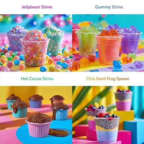 Playz Edible Slime Candy Making Science Kit for Kids Ages 8-12 Years Old - Food Science Chemistry Kid Science Kit with 25 Experiments to Make Slime Chocolates, Educational Science Kits for Boy & Girls thumbnail 5