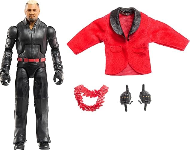 Mattel WWE Elite Action Figure & Accessories, Series #118, 6-inch Collectible Solo Sikoa with 25 Articulation Points & Swappable Hands - Image 1