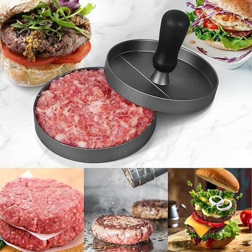 Meat Grinder Attachment for Kitchen Aid Stand Mixer, Burger Press | Food Accessories Included 4 Grinding Plates, 3 Sausage Stuffer Tubes, 2 Grinding Blades, Cleaning Brush thumbnail 4