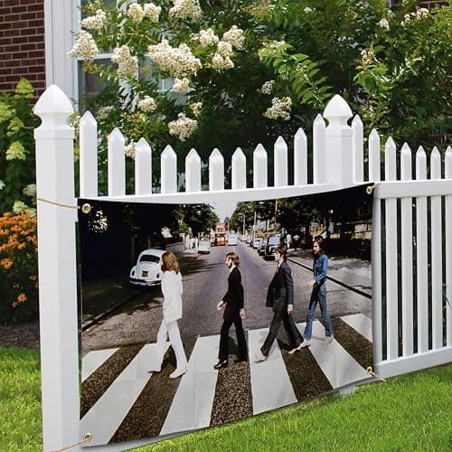 Musical Artist Flag Beatles-Abbey Road Album Cover Funny Poster Durable Man Cave Wall Flag with Brass Grommets 3x5 Feet Tapestry for College Dorm Room Decor,Outdoor,Bedroom, Parties gifts, travel, filming,events,festivals.. thumbnail 6