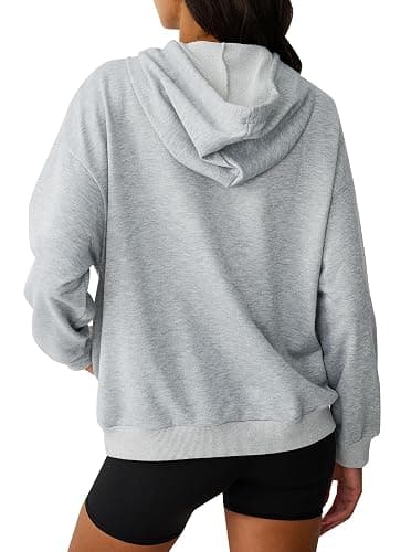 Avanova Women New York Graphic Hoodie Oversized Drawstring Long Sleeve Sweatshirt with Kangaroo Pocket thumbnail 2