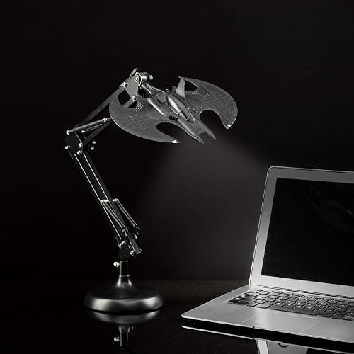 Batman Officially Licensed DC Comics Posable Desk Light USB Powered Lamp with Adjustable Arm Sleek Black Design - Bedrooms, Offices, Gaming Room and Batcaves | Paladone thumbnail 2
