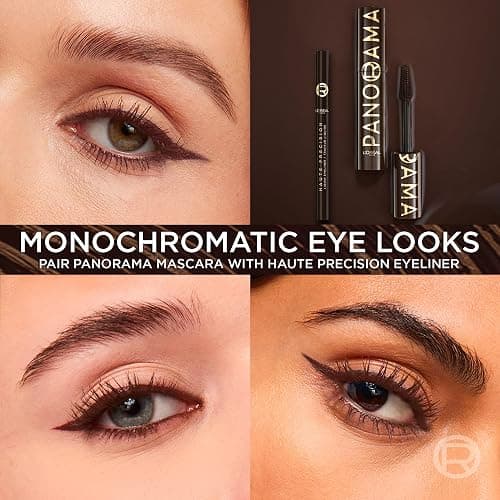 L'Oreal Paris Voluminous Panorama Chromatic Mascara, Volumizing and Lengthening Brown Mascara, Longwear, Smudge-Resistant and Washable, 705 Brown Leather thumbnail 5