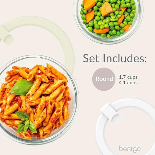 Bentgo Signature Leak-Proof Glass Food Storage - 4-Piece Set thumbnail 6