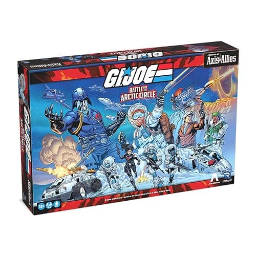 Renegade Game Studios G.I. Joe: Battle for the Arctic Circle Strategy Game | Axis & Allies Gameplay with 100+ Miniatures, Weather Dominator Scenarios, and Iconic Cobra vs G.I. Joe Combat Units - Image 1