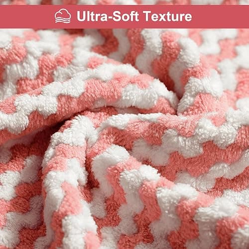 JOYMOOP Microfiber Cleaning Cloths – 18 Pack, 10" x 10", Pink – Reusable, Lint-Free, Super Absorbent Towels for Kitchen, Car, and Household Cleaning thumbnail 6