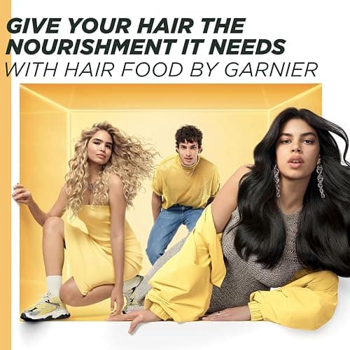 Garnier Ultimate Blends Banana Hair Food Multi-Use Mask, For Dry Hair, Boosted with Vitamins C, E, F, 400ml, 97% Natural Origin Ingredients, No Silicone for a natural feel, Vegan Formula thumbnail 7