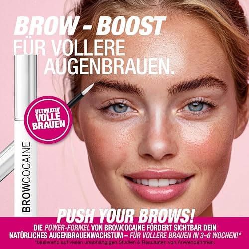 BROWCOCA!NE® Augenbrauen-Serum für schnelles Wachstum & volle Brauen | veganer Eye-Brow Booster by Svenja Walberg | Testsieger Augenbrauen-Wachstum MADE IN GERMANY thumbnail 2