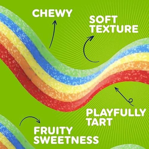 Airheads Xtremes Belts Candy, Rainbow Berry, 4.5 Ounces (12-Pack) | Individually Wrapped Bulk Chewy Candy, Artificially Flavored thumbnail 5