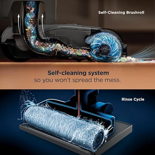 Shark | Wet Dry Vacuum Cleaner | Vacuum and Mop Combo | HydroVac MessMaster | 3-in-1 Self-Cleaning + Powerful Suction | 2 Brushrolls & 2 Solutions Included | Hardwood Floor & Area Rug Cleaner | AW261 thumbnail 4