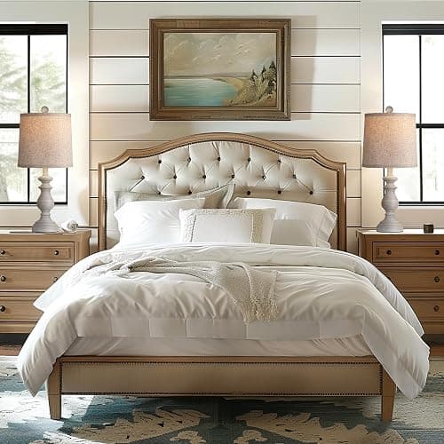 PARTPHONER Traditional Table Lamp Set of 2, Rustic Farmhouse Table Lamps for Living Room Bedroom, 22" Bedside Desk Lamps Vintage Nightstand Lamps with Linen Shades, Antique Grey thumbnail 7