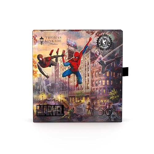 Buffalo Games - Marvel Comics Spider-Man and Friends - 500 Piece Puzzle | Silver Select, Officially Licensed, Recycled Board, Finished Size 21.25 x 15 in, Includes Poster, Giftable Drawer Box - Image 1