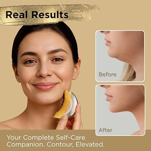 ICON Lymphatic Contour Brush for Face, Face Sculpting Tool for Lymphatic Drainage, Ultra Soft Bristles, Dry Brush, Helps Reduce Look of Puffiness (1 Pack) thumbnail 2