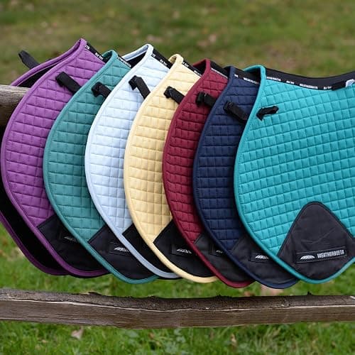 WeatherBeeta Prime Jump Shaped Saddle Pad, Purple Penant, Full thumbnail 6