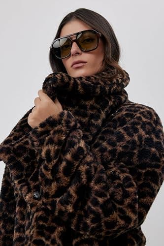 Gottex Beach Life The Button-Up Cozy Coat - Front button closure, Foldable collar for extra warmth, Double fabric front thumbnail 6