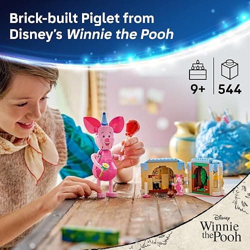 LEGO Disney Piglet's Birthday Fun Building Toy - Winnie The Pooh Toy for Girls & Boys, Ages 9+ - Gift for Birthdays - Kids Room Decor - 43305 thumbnail 3