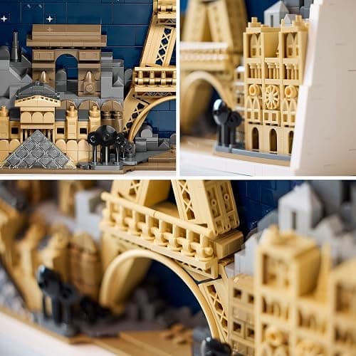 LEGO Architecture Parigi – La Città dell’Amore - Modellino da Costruire per Adulti Fai da Te - Decorazione per Casa o da Parete 3D con Paesaggio Parigino tra cui la Torre Eiffel - Idea Regalo - 21064 thumbnail 4