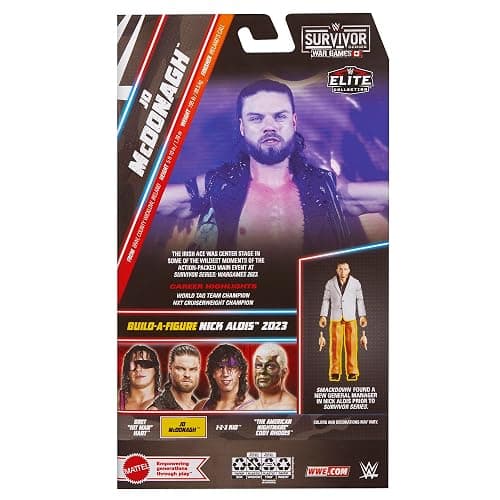 WWE JD McDonaugh Elite Survivor Series 2025 Toy Wrestling Action Figure thumbnail 3