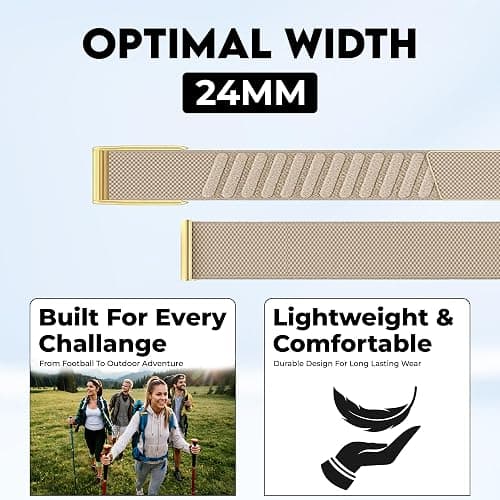 DADO Ultra-soft Nylon Sport Band Compatible with WHOOP 5.0, One, Peak, and Life | Breathable, Durable & Secure Fit Strap | NOT for Gen 4 thumbnail 3