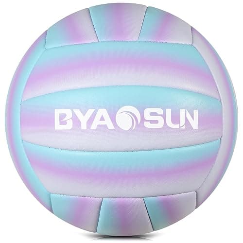 BYAOSUN Soft Official Volleyball for Indoor Outdoor Beach, Size 5 Training Volleyball for Beginner Teenager Adult - Image 1