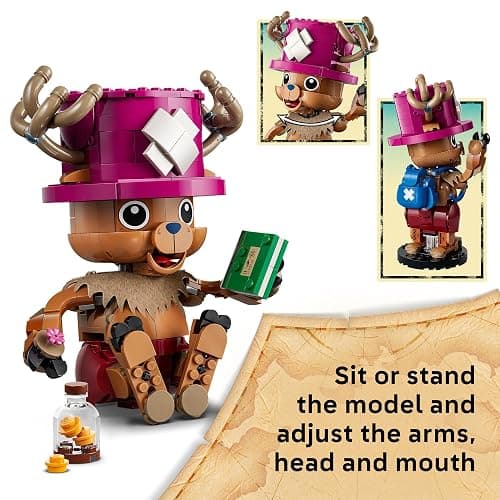 LEGO ONE PIECE Tony Tony Chopper 75643 | Building Toys for Boys & Girls, Ages 9+, Display Set for Bedroom or Book Shelf, 577 pieces, Gift for Birthdays thumbnail 4
