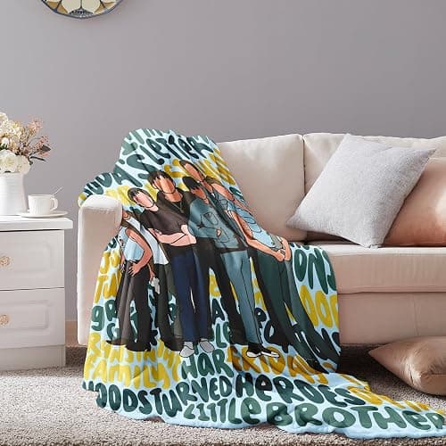 50'' x 40'' Music Gift Large Size Flannel Blanket, Siders Throw Blanket Musical, Ultra-Soft Micro Blankets All Seasons Warm Cozy Blankets for Sofa Chairs Bed Office Home Music Fans Women Men thumbnail 8