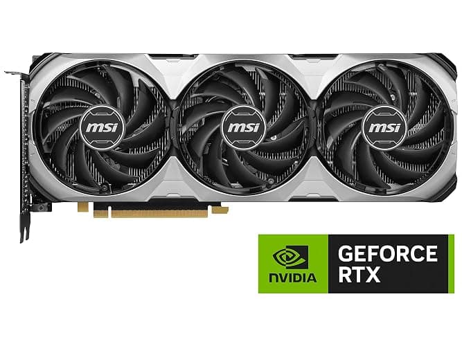 MSI Gaming GeForce RTX 4060 Ti 8GB GDRR6 Extreme Clock: 2580 MHz 128-Bit HDMI/DP Nvlink TORX Fan 4.0 Ada Lovelace Architecture Graphics Card (RTX 4060 Ti Ventus 3X 8G OC) thumbnail 2