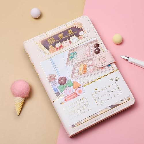 KetA Kawaii Journal Notebook – Cute Aesthetic Japanese Stationery, 256 Pages – Perfect for Girls, Teens & Women for Drawing, Writing, and Scrapbooking thumbnail 2