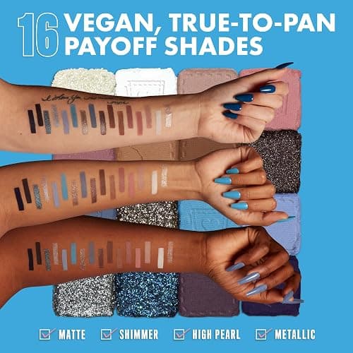 NYX PROFESSIONAL MAKEUP, Ultimate Shadow Palette, 16-shade Eyeshadow Palette, Vegan Formula - Vintage Jean Baby - NEW & IMPROVED - Vintage Jean Baby thumbnail 3