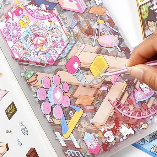 20 Sets DIY 3D Sticker Scene Collection Book thumbnail 8