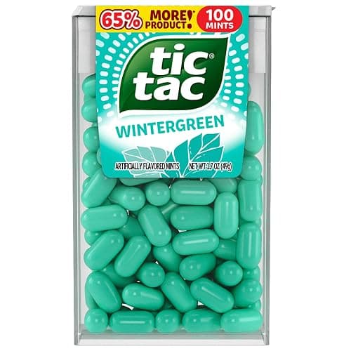 Tic Tac Wintergreen Breath Mints, Bulk 12 Pack, On-The-Go Refreshment, 1.7 oz Each - Image 1