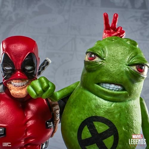 Marvel Legends Maximum Series Deadpool, Deluxe Deadpool Comics Collectible 6-Inch Action Figure with 24 Accessories Including X-Force’s Doop thumbnail 7