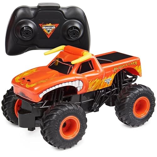 Monster Jam, Official El Toro Loco Remote Control Monster Truck for Boys and Girls, 1:24 Scale, 2.4 GHz, Kids Toys for Ages 4 and Up - Image 1
