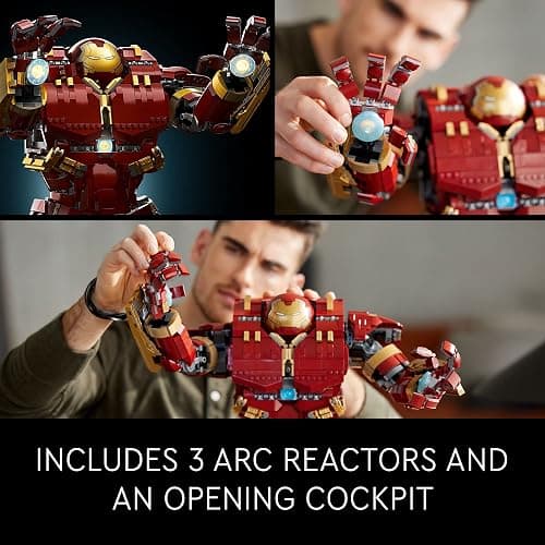 LEGO Marvel Hulkbuster 76210 Building Set - Avengers Movie Inspired Building Set with Minifigure, Authentic Display Model for Adults and Age of Ultron Enthusiasts Ages 18+ thumbnail 4