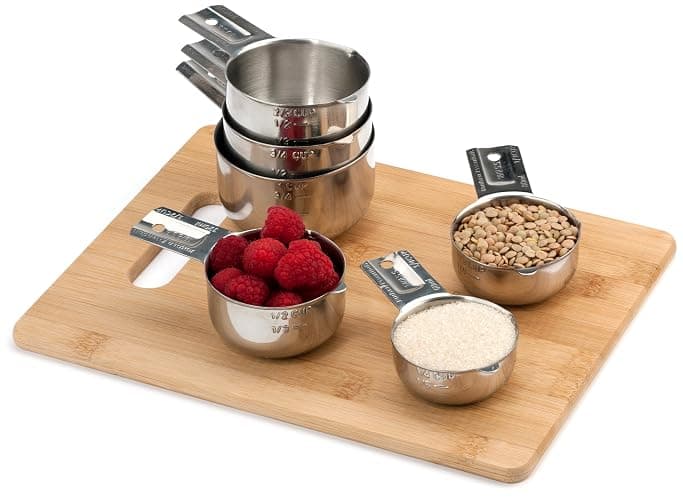 Hudson Essentials Stainless Steel Measuring Cups Set (6 Piece Set) thumbnail 5