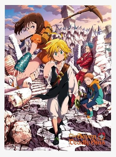 ABYSTYLE The Seven Deadly Sins Unframed Boxed Poster Set 15" x 20.5" Includes 2 Posters Featuring Meliodas, Ban, King, & Diane Anime Manga Wall Art Prints for Bedroom Office Room Decor thumbnail 3