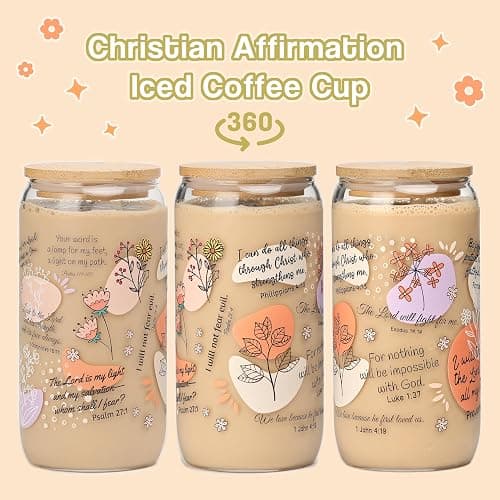 Xelewooz Christian Gifts For Women – Bible Verse Coffee Mug 16oz, My Daily Bible Affirmations Tumbler, Religious Gift & Bible Accessories for Mom, Wife, Sister, Friends, Christian Coffee Cups thumbnail 4
