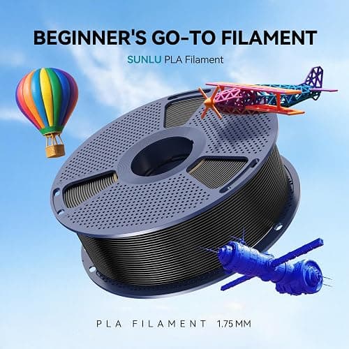 SUNLU PLA 3D Printer Filament PLA Filament 1.75mm, Neatly Wound 3D Printing Filament 1.75mm, Dimensional Accuracy +/- 0.02 mm, Fit Most FDM 3D Printers, 1kg Spool (2.2lbs), Wood Color thumbnail 7