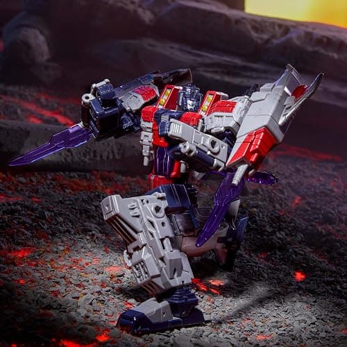 Transformers Legacy United Voyager Class Cybertron Universe Starscream, 7-inch Converting Action Figure, 8+ Years | Transformers Legacy United 7 Inch Action Figure Voyager Class (2024 Wave 2) - Starscream thumbnail 6