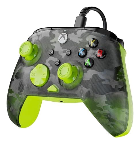 Turtle Beach Rematch Core Wired Gaming Controller Licensed for Xbox & PC | Xbox Series X|S, Xbox One, Audio Controls, Hall-Effect Thumbsticks, Rumble Motors & Impulse Triggers, Ghost Black Camo Yellow thumbnail 11