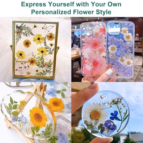 Suziko Professional Flower Press Kit 6 Layers 6.3 x 8.3 inch, Flower Pressing Kit for Adults Kids, Leaf Press,Great Gift Valentine's Day thumbnail 9
