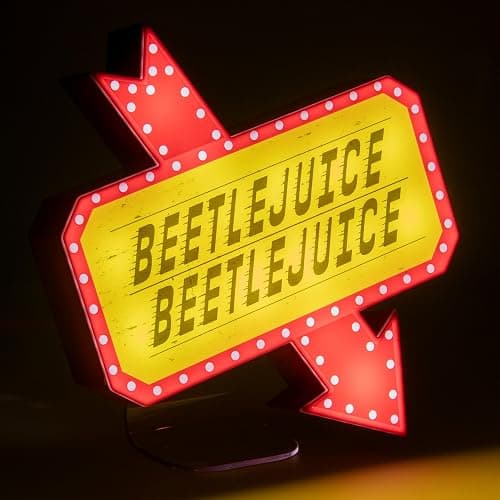 Paladone Beetlejuice Icon Accent Light - Officially Licensed Merchandise from Iconic Retro Horror Movie, Spooky Room Decor and Gift, Gothic Bedroom Accessory and Nightlight for All Ages thumbnail 9