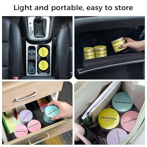 ColorCoral Universal Cleaning Gel for Office Electronic Products Keyboard Cleaner Dust Cleaning Gel for Car Interior Cleaning,Car Putty Reusable Slime goo, Magic Cleaning Putty for Vehicle Vents thumbnail 8